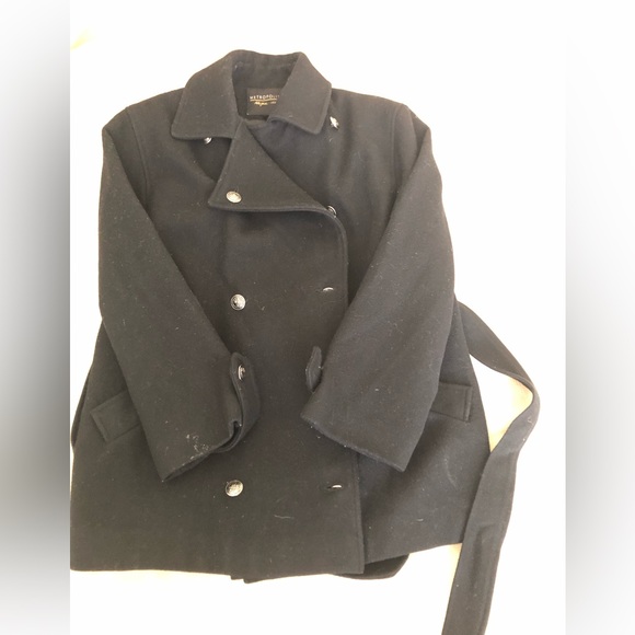 Metropolitan New York 10001 - Shell 100% Wool Pea Coat Size 4 **used** - Picture 5 of 10
